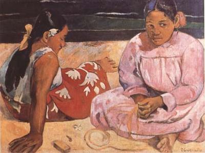 Paul Gauguin Tahitian Women (On the Beach) (mk09)